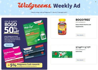 Walgreens Weekly Ad Flyer March 25 to April 1