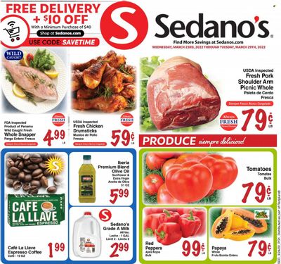 Sedano's (FL) Weekly Ad Flyer March 25 to April 1
