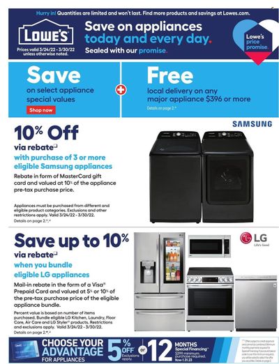 Lowe's Weekly Ad Flyer March 25 to April 1