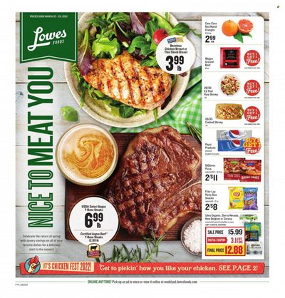 Lowes Foods (NC, SC) Weekly Ad Flyer March 25 to April 1