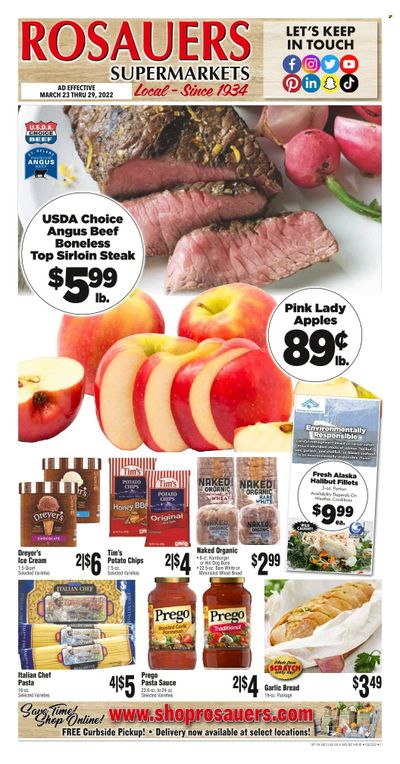 Rosauers (ID, MT, OR, WA) Weekly Ad Flyer March 25 to April 1
