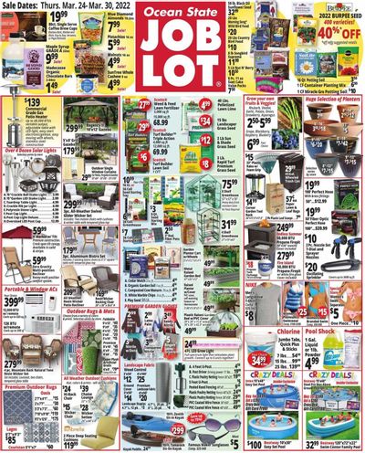 Ocean State Job Lot (CT, MA, ME, NH, NJ, NY, RI) Weekly Ad Flyer March 25 to April 1