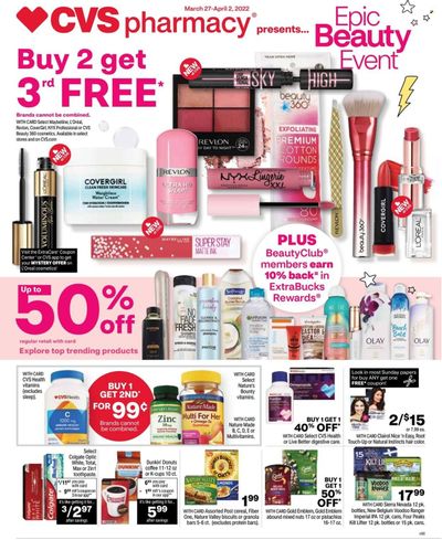 CVS Pharmacy Weekly Ad Flyer March 25 to April 1