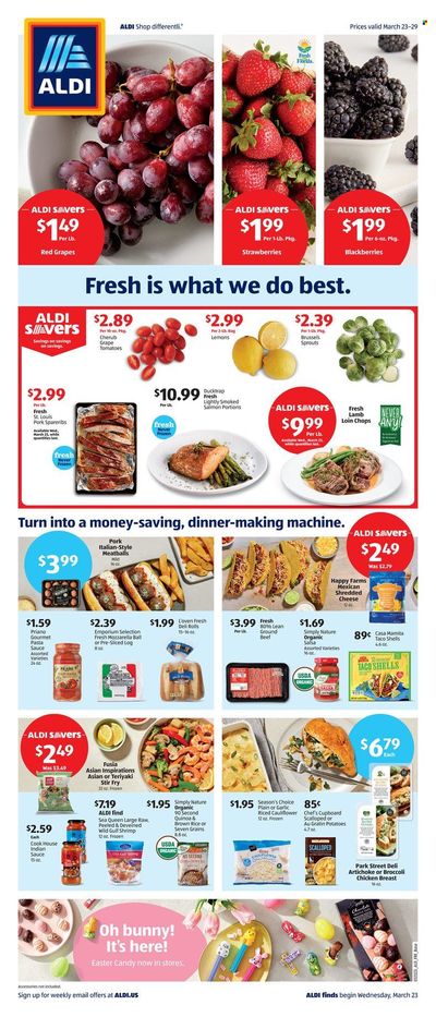 ALDI (DE, IL, MD, PA, VA, WV) Weekly Ad Flyer March 25 to April 1