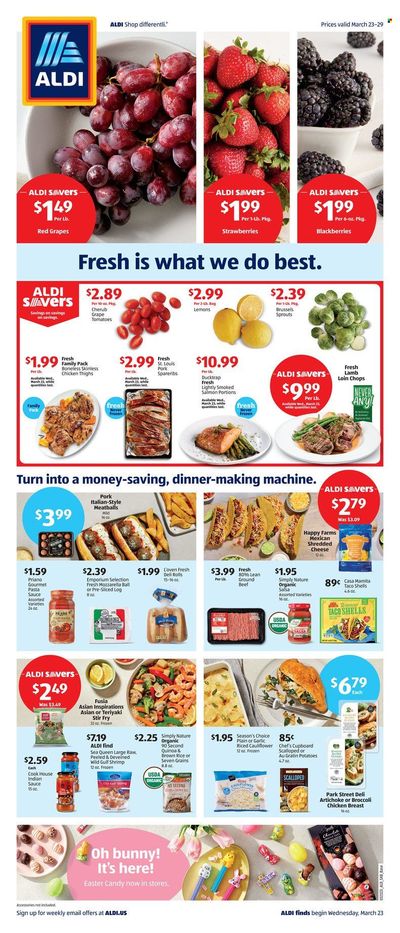 ALDI (IL, NY, OH, PA, TN, WV) Weekly Ad Flyer March 25 to April 1