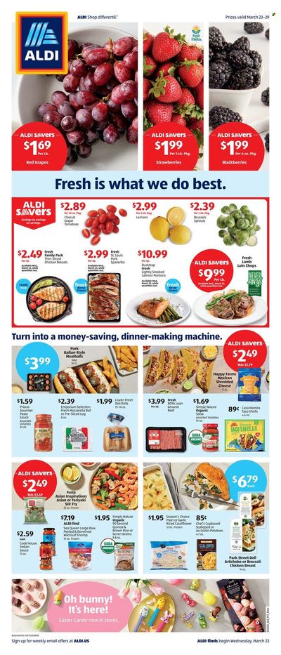 ALDI (MD, NC, VA) Weekly Ad Flyer March 25 to April 1