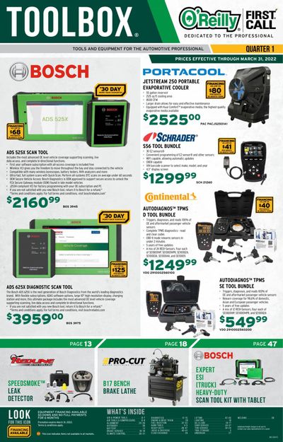 O'Reilly Auto Parts Weekly Ad Flyer March 25 to April 1