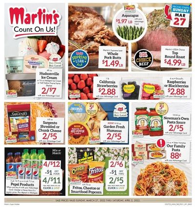 Martin’s (IN, MI) Weekly Ad Flyer March 25 to April 1