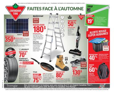 Canadian Tire (QC) Flyer October 24 to 30