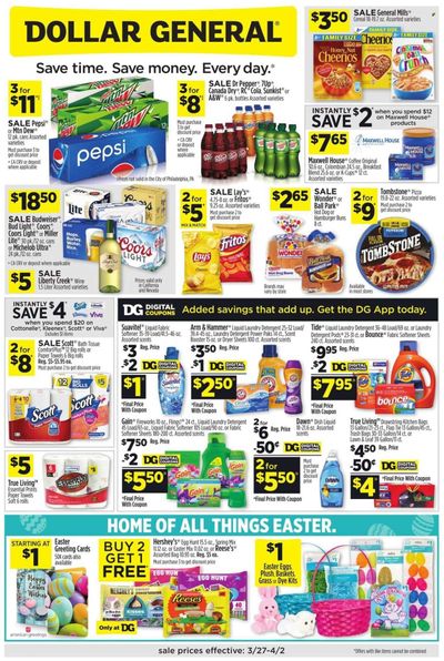 Dollar General Weekly Ad Flyer March 28 to April 4