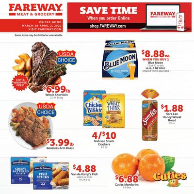 Fareway (IA) Weekly Ad Flyer March 28 to April 4