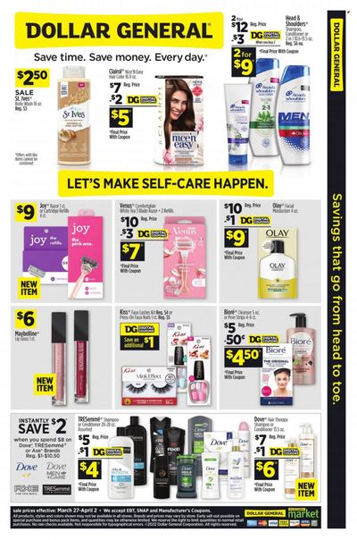 Dollar General Weekly Ad Flyer March 28 to April 4