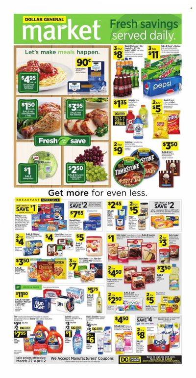 Dollar General (WV) Weekly Ad Flyer March 28 to April 4