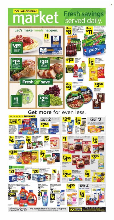 Dollar General (OH) Weekly Ad Flyer March 28 to April 4
