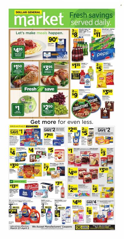 Dollar General (NC) Weekly Ad Flyer March 28 to April 4