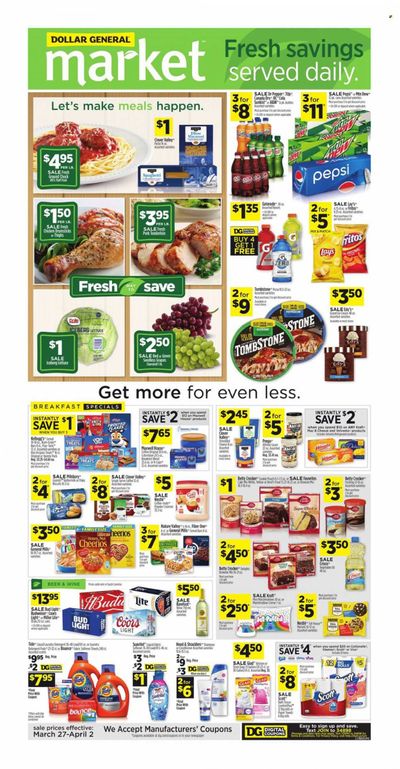 Dollar General (SC) Weekly Ad Flyer March 28 to April 4
