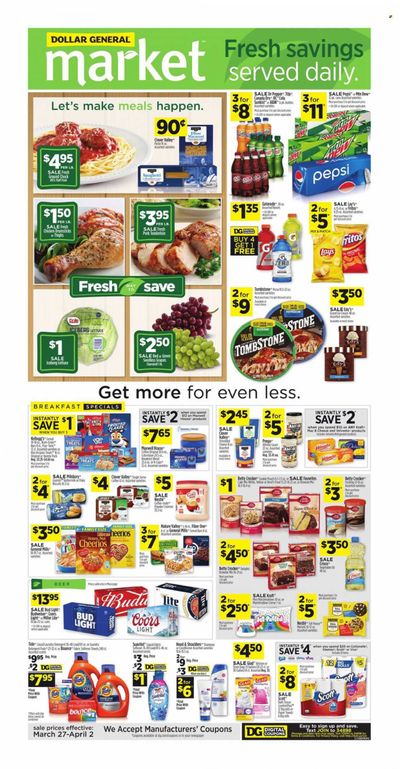 Dollar General (MS) Weekly Ad Flyer March 28 to April 4