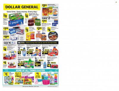 Dollar General (MS) Weekly Ad Flyer March 28 to April 4