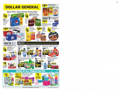 Dollar General (TX) Weekly Ad Flyer March 28 to April 4