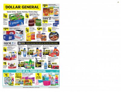 Dollar General (NC) Weekly Ad Flyer March 28 to April 4