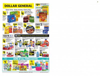 Dollar General (LA) Weekly Ad Flyer March 28 to April 4