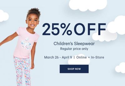 Joe Fresh Canada Sale: 25% OFF Children’s Sleepwear + FREE SHIPPING & More Deals!