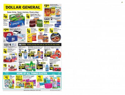 Dollar General (TN) Weekly Ad Flyer March 28 to April 4