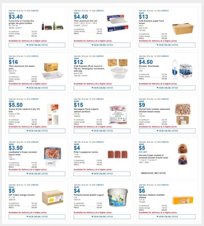 Costco Canada Business Centre Instant Savings Coupons / Flyer, until April 10