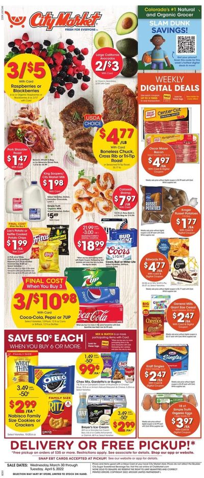 City Market (CO, UT, WY) Weekly Ad Flyer March 29 to April 5
