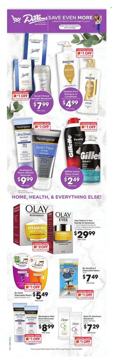 Dillons (KS) Weekly Ad Flyer March 29 to April 5