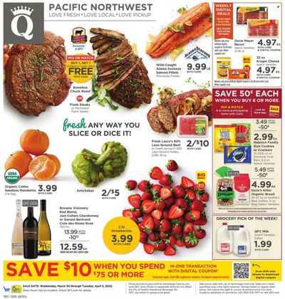 QFC (WA) Weekly Ad Flyer March 29 to April 5