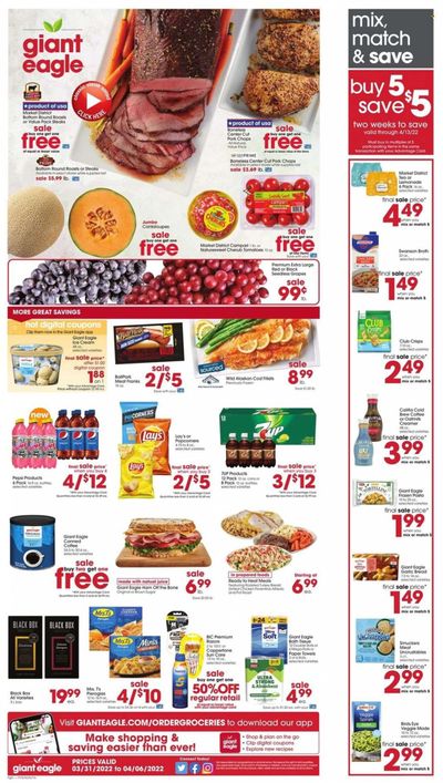 Giant Eagle (OH, PA) Weekly Ad Flyer March 29 to April 5