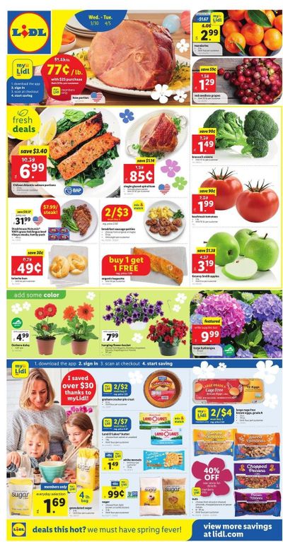 Lidl (GA, MD, NC, NJ, PA, SC, VA) Weekly Ad Flyer March 29 to April 5