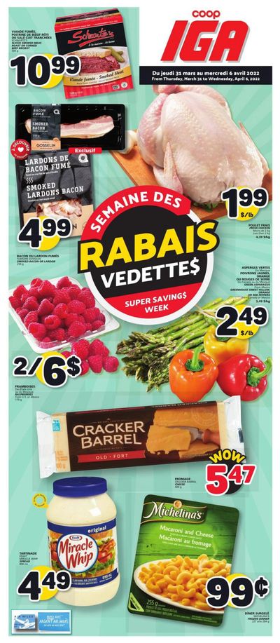 Coop IGA Flyer March 31 to April 6