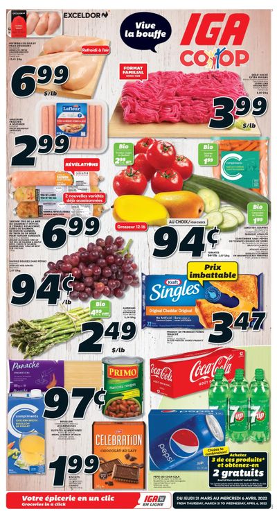 IGA (NB) Flyer March 31 to April 6