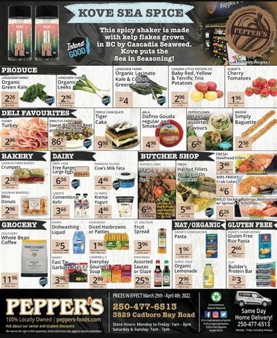 Pepper's Foods Flyer March 29 to April 4