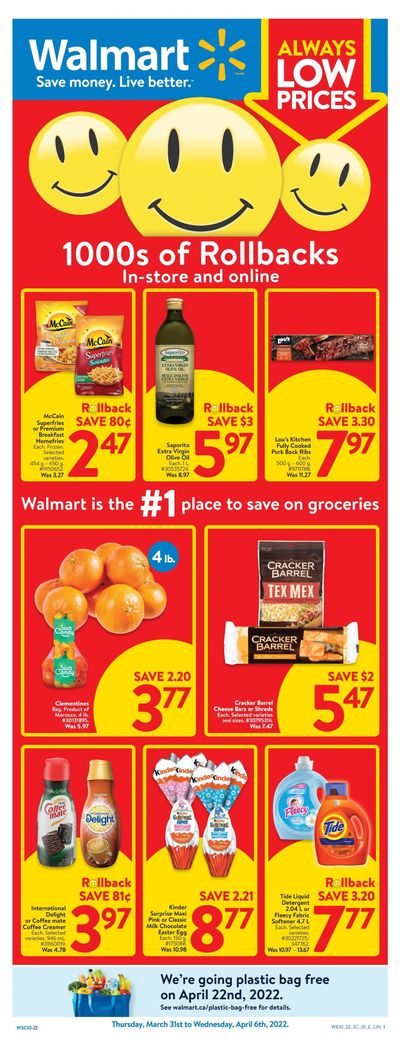 Walmart (ON) Flyer March 31 to April 6