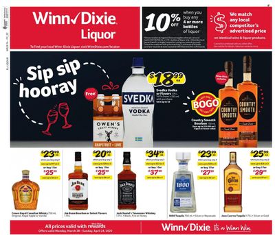 Winn Dixie (AL, FL, GA, LA) Weekly Ad Flyer March 30 to April 6