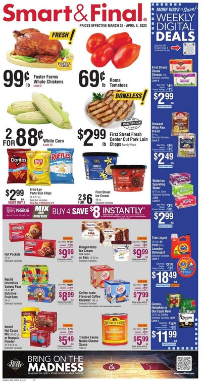 Smart & Final (AZ, CA) Weekly Ad Flyer March 30 to April 6