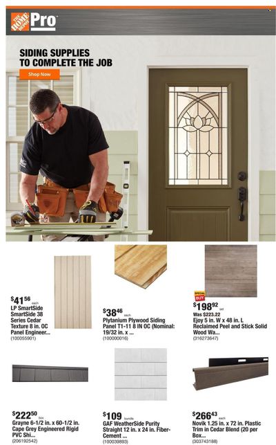 The Home Depot Weekly Ad Flyer March 30 to April 6 The Home Depot Weekly Ad Flyer March 30 to April 6