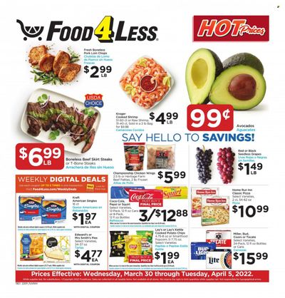 Food 4 Less (IL) Weekly Ad Flyer March 30 to April 6