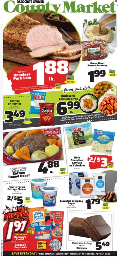 County Market (IL, IN, MO) Weekly Ad Flyer March 30 to April 6