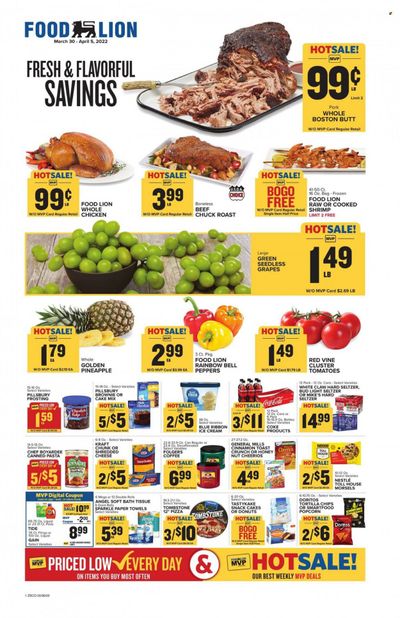 Food Lion (SC) Weekly Ad Flyer March 30 to April 6