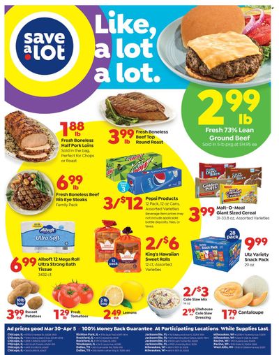 Save a Lot Weekly Ad Flyer March 30 to April 6