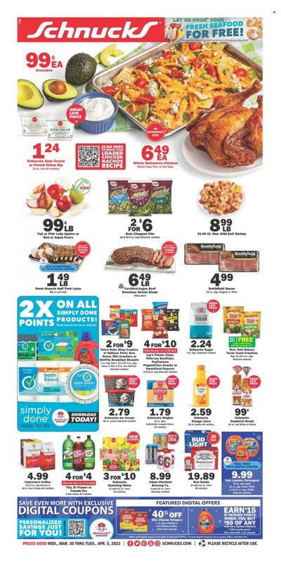 Schnucks (IA, IL, IN, MO) Weekly Ad Flyer March 30 to April 6