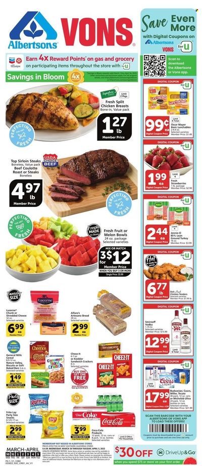 Vons (CA) Weekly Ad Flyer March 30 to April 6