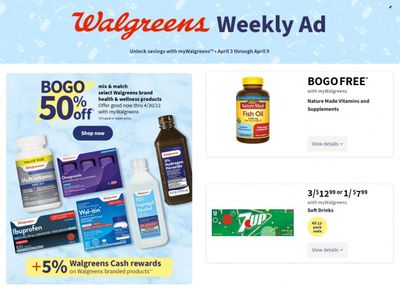 Walgreens Weekly Ad Flyer March 30 to April 6
