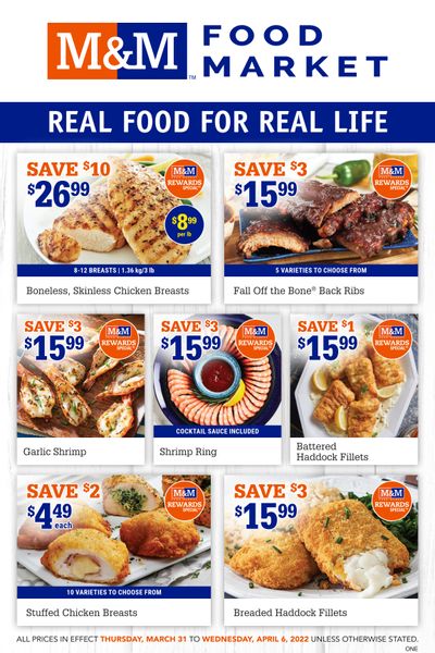 M&M Food Market (ON) Flyer March 31 to April 6
