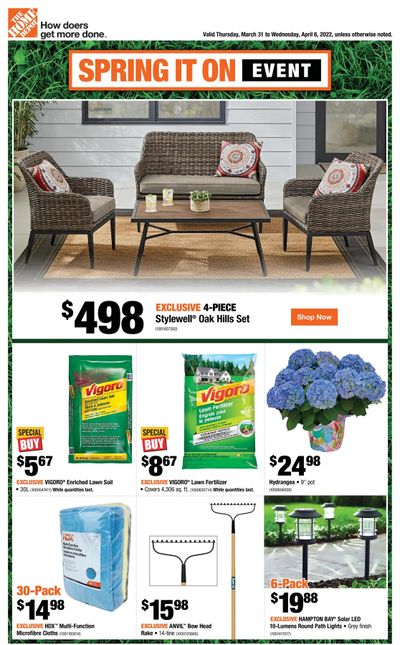 Home Depot (Atlantic) Flyer March 31 to April 6