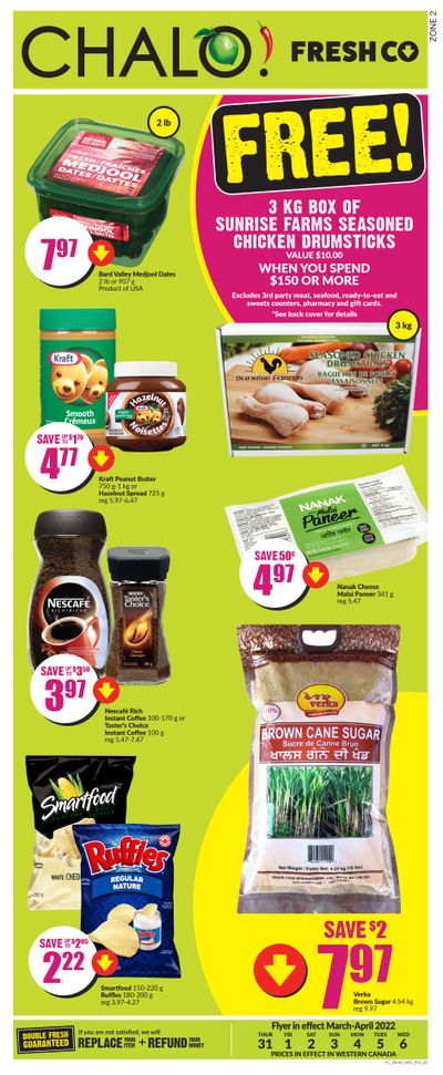 Chalo! FreshCo (West) Flyer March 31 to April 6